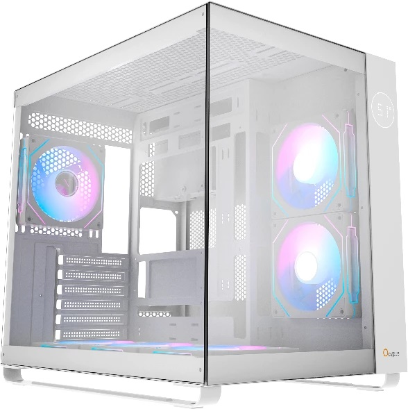 Ocypus Iota C70 WH ARGB, ATX, Type-C(3.1)*1, USB3.0*2, BOTTOM 3x120mm ARGB, REAR 1x120mm ARGB, MB SIDE 2x120mm ARGB