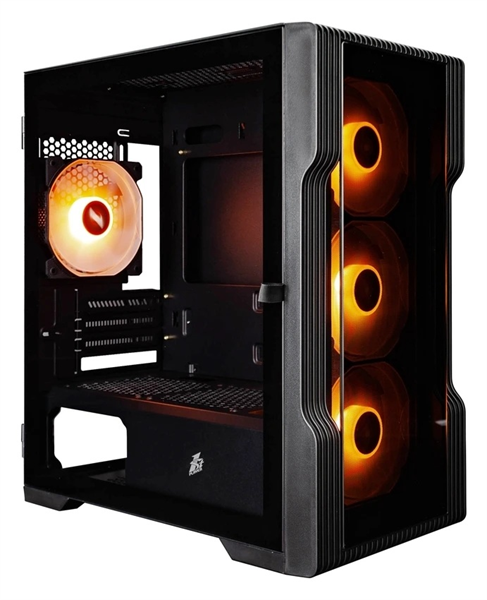1STPLAYER TRILOBITE T3-G ARGB Black / mATX / 4x120mm ARGB fans / T3-G-BK-4F7
