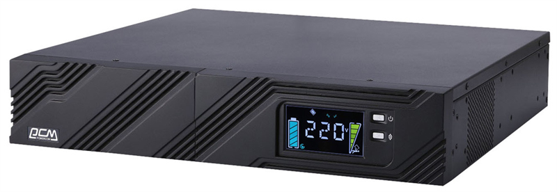 Powercom SMART KING PRO+, Line-Interactive, 1500VA/1200W, Rack/Tower, 8*IEC320-C13, Serial+USB, SmartSlot (1152575)