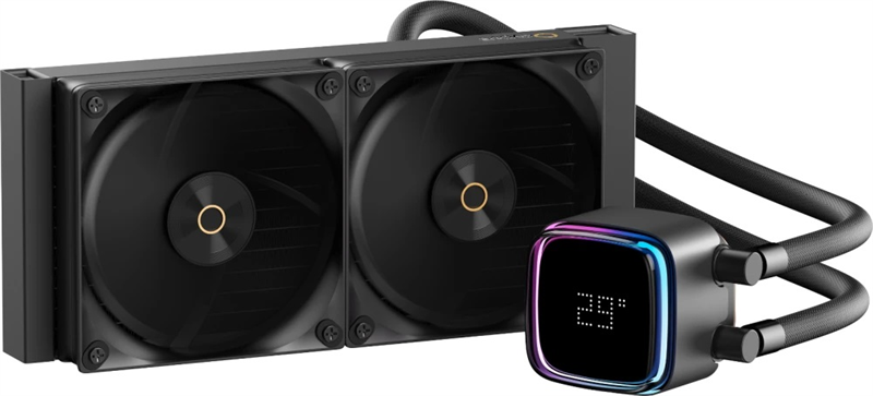 Ocypus Iota L24 BK, 240mm, Display Pump, 2x120mm FDB fans, LGA115X/1200/1700/18XX, AM4/AM5