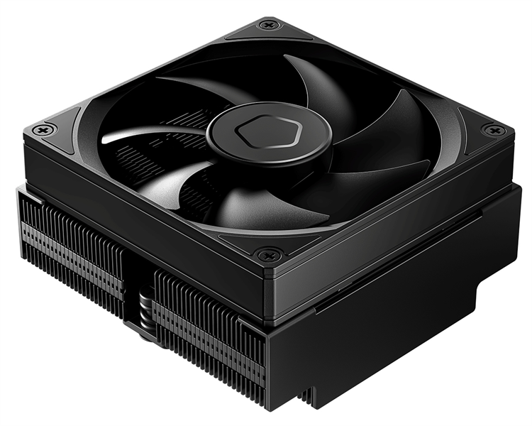 ID-COOLING IS-53-XT BLACK LGA1851/1700/1200/115X/AM5/AM4 низкопрофильный высота 53mm (24шт/кор, TDP 95W, PWM, 4 тепл.трубок + медная база, FAN 92mm, черный) BOX
