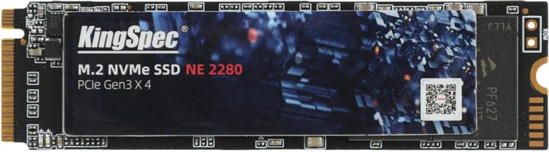 KingSpec SSD 256GB M.2 2280 PCIe 3.0 x4 NVMe R2200/W1300MB/s 3D NAND MTBF 1M 100200/14500 IOPS 120TBW