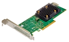 Broadcom HBA Controller 9500-8i, PCIe 4.0 x8 LP, Tri-Mode SAS/SATA/NVMe 12G HBA, 8port (1*int SFF8654), SAS3808, 1 year (analog 05-50134-01)