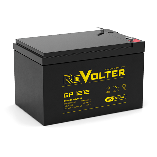 Energon Аккумуляторная батарея универсальная Revolter GP 1212 (12V / 12Ah) (4614040020018)