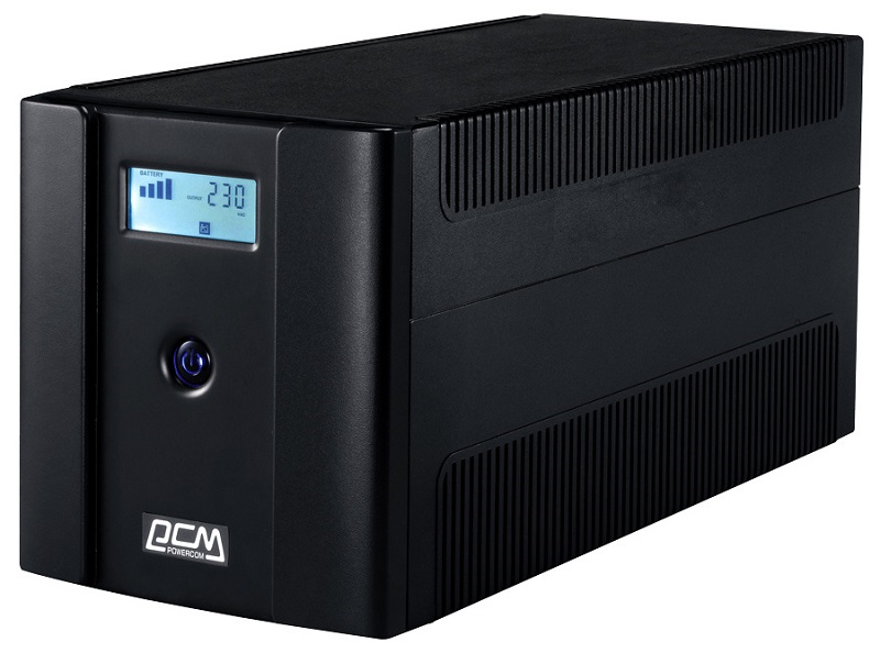 Powercom Raptor, Line-Interactive, 1025VA/615W, Tower, 4xSchuko, LCD, USB (1107532)