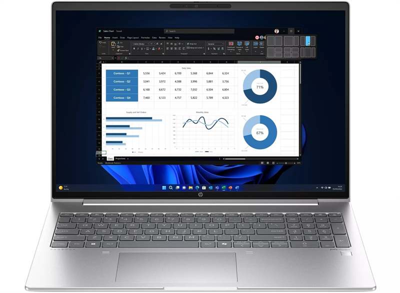 HP Probook 460 G11 Core i5-125U  16" WUXGA (1920x1200) UWVA 300 nits 16GB (1x16GB) DDR5 5600,512GB SSD,Intel AX211 Wi-Fi,Backlit,FPR,56Whr,1y,1.8kg,Dos,KB Eng/Rus