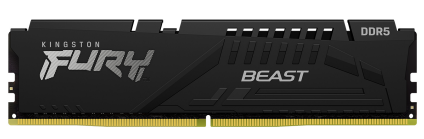 Kingston 64GB 5200MT/s DDR5 CL40 DIMM (Kit 2*32Gb) FURY Beast Black 1 Year Warrаnty