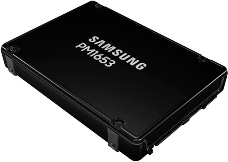 Samsung Enterprise SSD, 2.5"(SFF) 15mm, PM1653, 15360GB (15.36TB), SAS 24Gb/s, R4200/W3700Mb/s, IOPS(R4K) 800K/140K, MTBF 2M, 1DWPD/5Y, TBW 28032TB, OEM (repl. MZILT15THALA-00007)