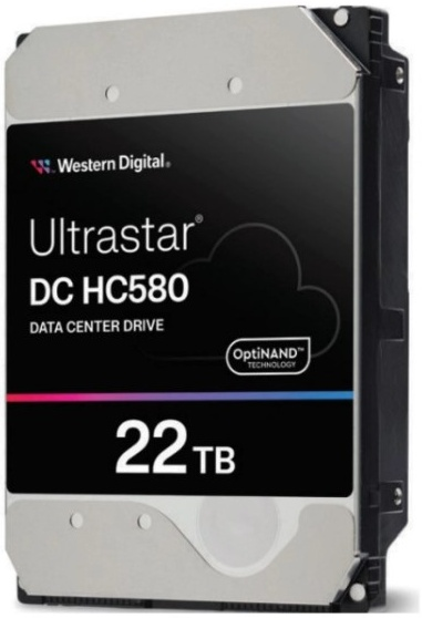 Western Digital Ultrastar DC HС580 HDD 3.5" SATA 22TB, 7200 rpm, 512MB buffer, 512e, 1 year