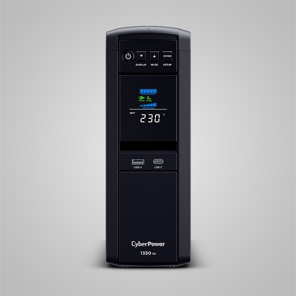 Cyberpower CP1350EPFCLCD Line-Interactive 1350VA/810W USB/RS-232/RJ11/45 (6 EURO) (rep. CP1300EPFCLCD)