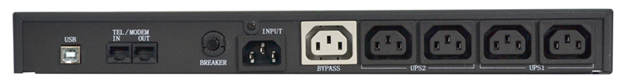 Powercom King Pro RM, Line-Interactive, 1000VA/800W, Rack mount 1U, 5*IEC320-C13 (1 surge & 4 batt), USB, LCD, black (1152593)
