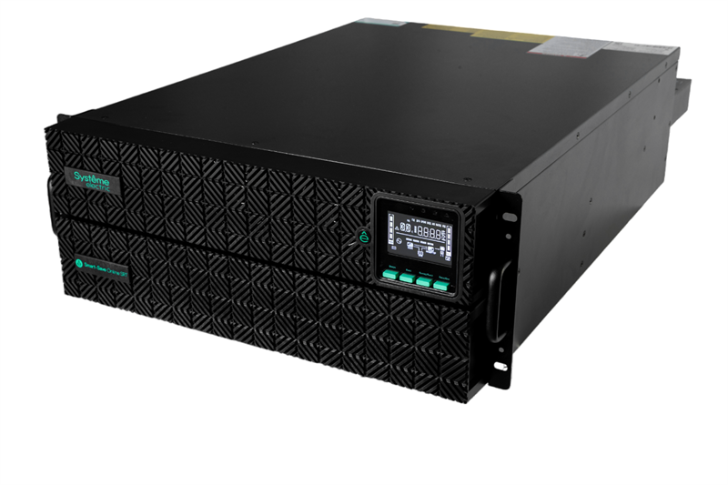 Systeme Electric Smart-Save Online SRT, 10000VA/10000W, On-Line, Extended-run, Rack 2U+3U(Tower convertible), LCD, USB, RS-232, SNMP Intelligent Slot