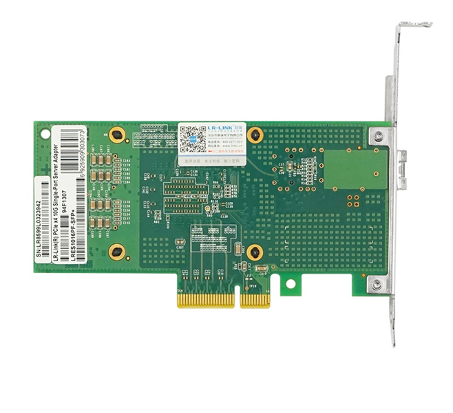 LR-Link NIC PCIe x4, 1 x 10G, SFP+, Intel 82599EN chipset(repl. LREC9801BF-SFP+)