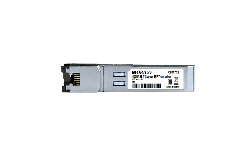ORIGO SFP-трансивер, 1000Base-T (RJ-45), до 100 м