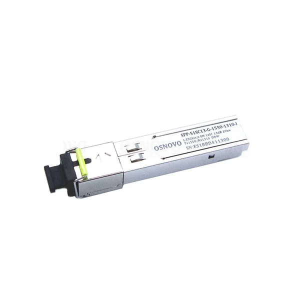 OSNOVO SFP-S1SC13-G-1550-1310-I Оптический SFP Модуль промышленный. Одно волокно Single Mode. Скорость: до 1,25 Гбит/c. Тип разъема: SC. Оптический бюджет: 13дБ. Расстояние передачи - до 20км. Рабочая