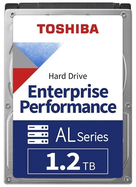 Toshiba Enterprise HDD 2.5" SAS  1.2Tb (1200Gb), 10000rpm, 128MB buffer, 512e, AL15SEB12EQ, 1 year