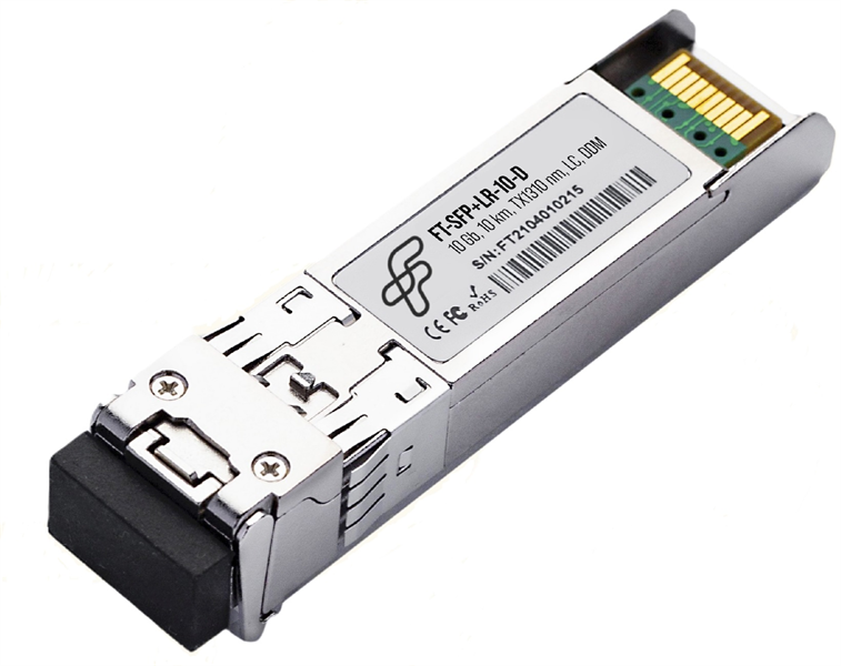 FiberTrade модуль SFP+ , 10Гб/с, 1310нм, SMF, 10км, прошивка Huawei (аналог 02313URK, OSX010000)
