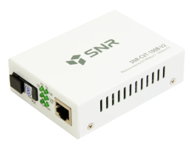 SNR Медиаконвертер  10/100-Base-T / 100Base-FX, Tx/Rx: 1310/1550нм, V2