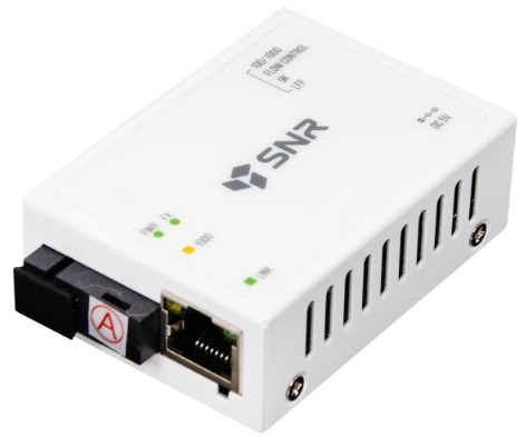 SNR Медиаконвертер  10/100/1000-Base-T / 100/1000Base-FX, Tx/Rx: 1310/1550нм
