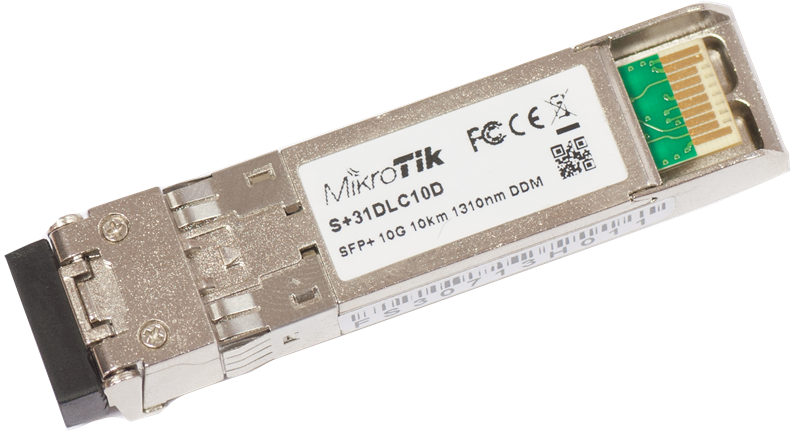 MikroTik SFP+ module 10G SM 10km 1310nm Dual LC-connector(repl. XS+31LC10D)