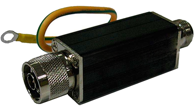 OSNOVO SP-RF/L16 Устройство грозозащиты для цепей 0-2ГГц. Подключение N-штеккер (L16). Размеры (ШxВxГ): 25х25х60мм (с разъёмами 25х25х93мм).