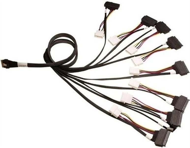 Cable, x8 SFF-8654 to 8xU.3 SFF-8639, 1M (analog 05-60006-00 / ACD-60006-JP / ACD-60006-ZC)