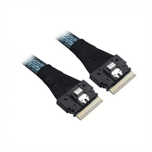 Cable, x8 SFF-8654 to 1x8 SFF-8654 (Slim SAS), 0,65M (analog 05-60007-00 / ACD-60007-ZC)