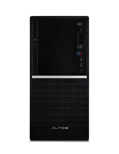 Altos P130 F10 SE [20L] Tower 750W 80+Gold Intel Core Ultra 7 265, 32GB (2x16) DDR5-5600 UDIMM, 1TB M.2 NVME, Intel Arc Graphics, 1G+2.5G Dual LAN, No WLAN, Corded USB KB/Mouse, No OS, 3YR