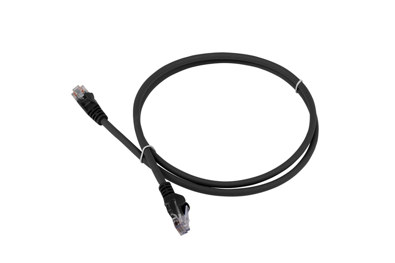 Патч-корд LANMASTER LSZH UTP кат.5e, 10 м, черный