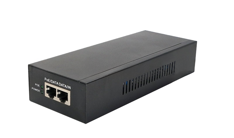 OSNOVO Midspan-1/652G PoE-инжектор 65W Gigabit Ethernet на 1 порт. Соответствует стандартам PoE IEEE 802.3af/at/bt. Автоматическое определение PoE устройств. Мощность PoE на порт - до 65W. Вх. 1 x RJ4