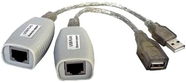 OSNOVO TA-U1/1+RA-U1/1 Удлинитель USB 1.1 интерфейса для клавиатуры и мыши по кабелю витой пары (CAT5/5e/6) до 100м, USB звуковые платы и т.д. до 70м. Cкорость передачи до 12Мбит/c. Комплект (приёмник