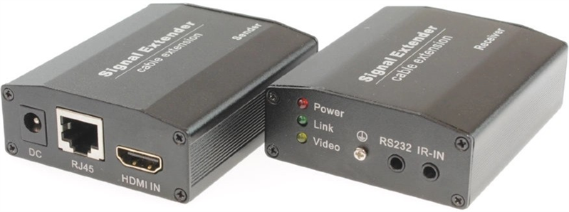 OSNOVO TA-HiP+RA-HiP Комплект для передачи HDMI, ИК управления и питания по кабелю витой пары (HDBaseT). Расстояние передачи до 40м (4K2K(30Гц)), до 70м (1080p). Поддержка технологии Power over HDBase
