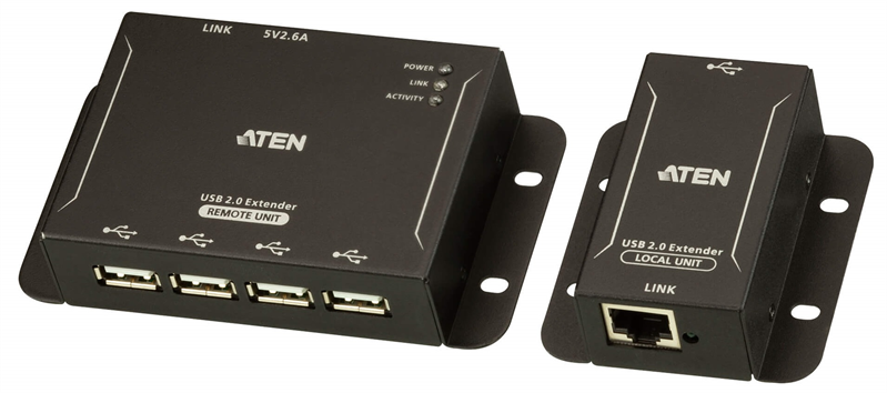 ATEN 4-Port USB 2.0 CAT 5 Extender (up to 50m)
