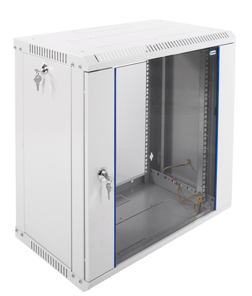 ЦМО Шкаф телекоммуникационный настенный разборный ЭКОНОМ 12U (600х350) дверь стекло