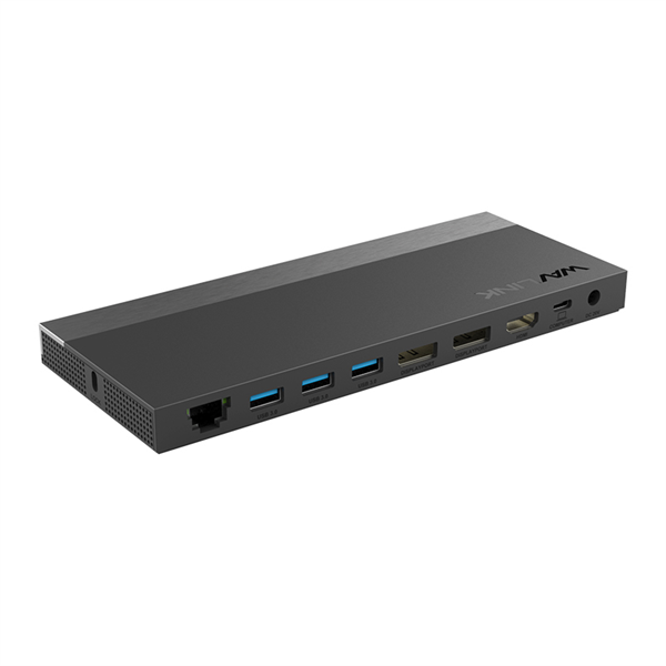 Док-станция Docking Station WAVLINK USB-C GEN2 4K Universal /100W PowerDelivery Include 20V/6.5A Power Adapter/ 4xUSB3.0/1xUSB C/2xDP 4K 60HZ/1xHDMI 4K 60HZ/1xGigabit LAN/1xAudio In/Out/1xSD/Micro SD