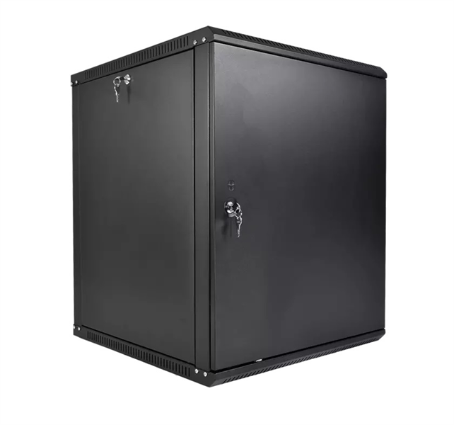 ЦМО Шкаф телекоммуникационный настенный разборный ЭКОНОМ 12U (600  520) дверь металл, цвет черный
