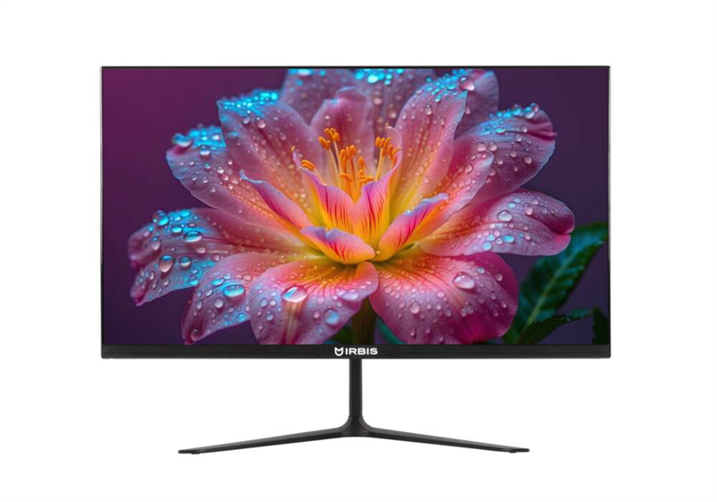 21.5'' IRBIS GROOVYVIEW 22 LED Monitor 1920x1080, 16:9, VA, 250 cd/m2, 3000:1, 3ms, 178°/178°, VGA, HDMI, Audio output, 100Hz, Tilt, VESA 75х75, внутр. бп, Black 1y (China)
