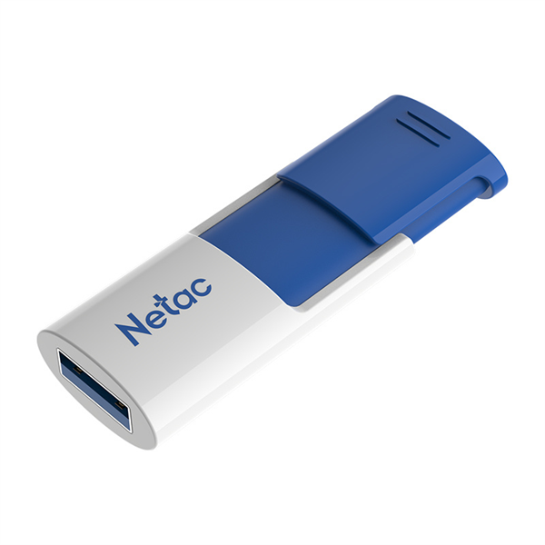Netac U182 Blue 32GB USB3.2 Flash Drive, retractable (replaced NT03U182N-032G-30BL)