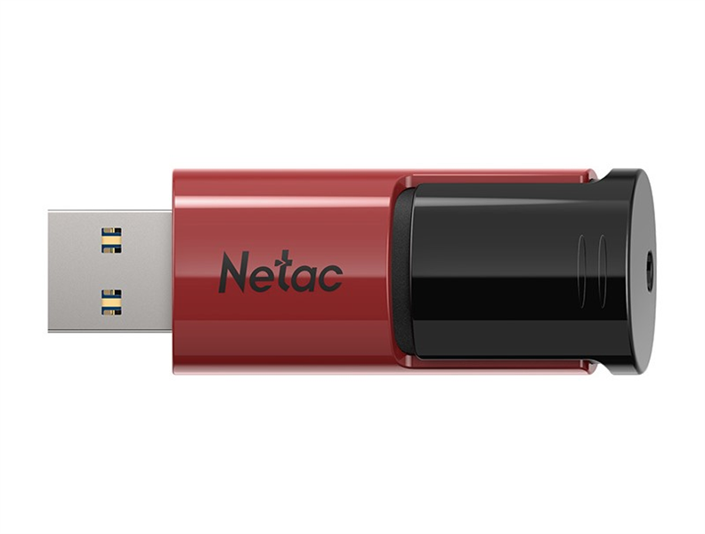 Netac U182 Red 16GB USB3.2 Flash Drive, retractable (replaced NT03U182N-016G-30RE)