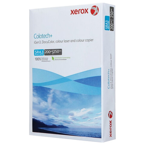 Бумага XEROX Colotech Plus Blue, 100г, A3, 500 листов (кратно 4 шт) см.180112714