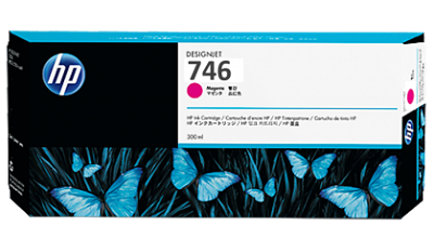 Cartridge HP 746 для DesignJet Z6/Z9+ series, пурпурный (300мл)