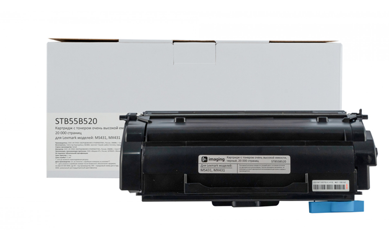 Картридж F+imaging черный, 20000 стр. для Lexmark MS431, MX431/ Fplus MB401, PB401  / F+ M40adn3L