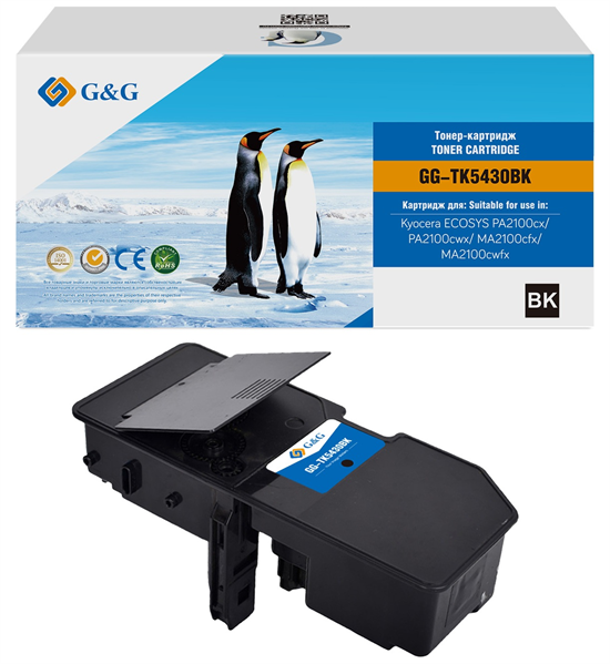 G&G GG-TK5430BK TK-5430K черный (1250стр.) для Kyocera Ecosys PA2100cx/PA2100cwx/MA2100cfx/MA2100cwfx
