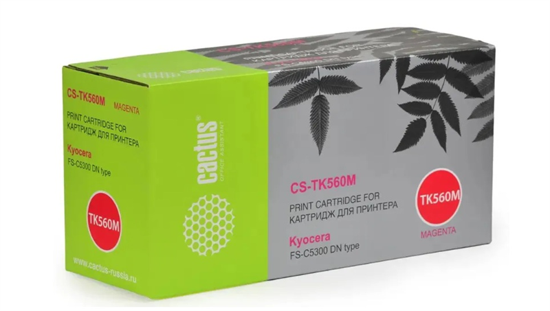 Cactus CS-TK560M TK-560 пурпурный (10000стр.) для Kyocera FS-C5300DN