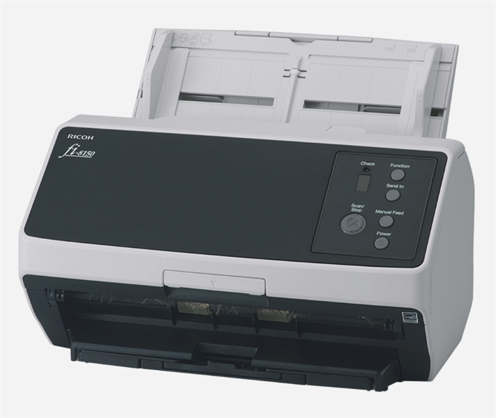 Ricoh scanner fi-8150 Сканер уровня рабочей группы, 50 стр/мин, 100 изобр/мин, А4, двустороннее устройство АПД, USB 3.2, светодиодная подсветка.