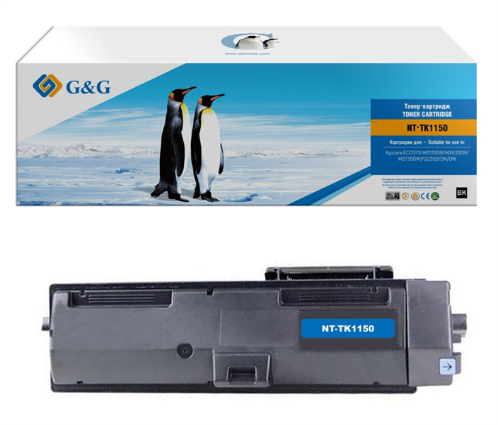 G&G GG-TK1150 черный (3000стр.) для Kyocera ECOSYS M2135DN/M2635DN/M2735DW;P2235D