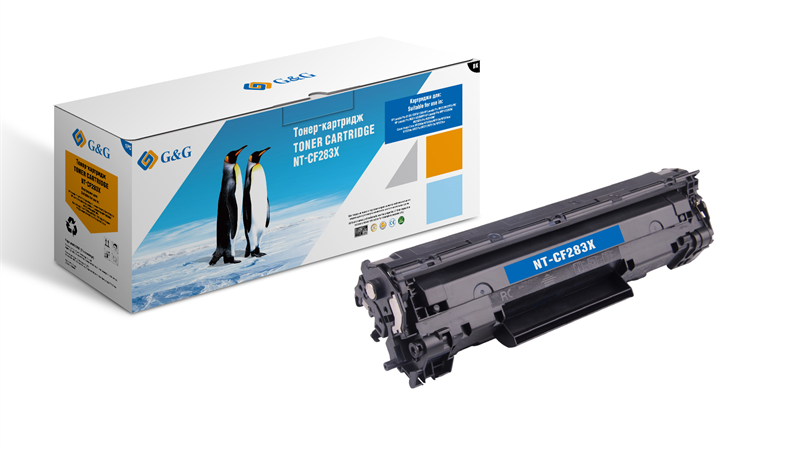 G&G GG-CF283X черный (2200стр.) для HP LJ Pro M125/125FW/125A/M127/M127FW/FN/M201/M225MFP