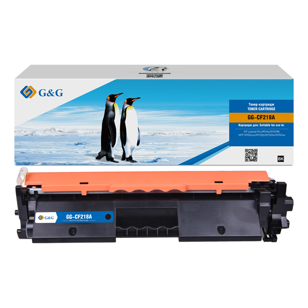 G&G GG-CF218A CF218A черный (1400стр.) для HP LJ Pro M104a/M104W/ MFP M132snw/M132fp/M132fw/M132nw