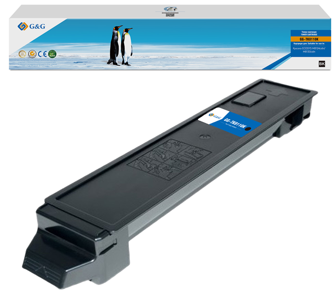 G&G toner-cartridge для Kyocera ECOSYS M8130cidn/M8124cidn TK-8110K 1T02P30AX0 12 000 стр. чёрный гарантия 36 мес.