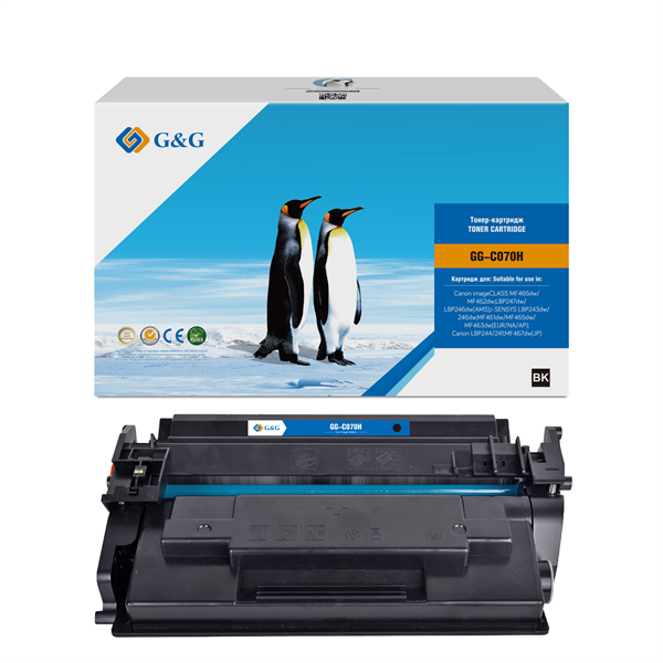 G&G GG-C070H 070H черный (10200стр.) для Canon imageCLASS MF465dw/MF462dw/LBP247dw/LBP246dw(AMS)/i-SENSYS LBP243dw/246dw/MF461dw/MF465dw/MF463dw(EUR/NA/AP)/LBP244/241/MF467dw(JP)